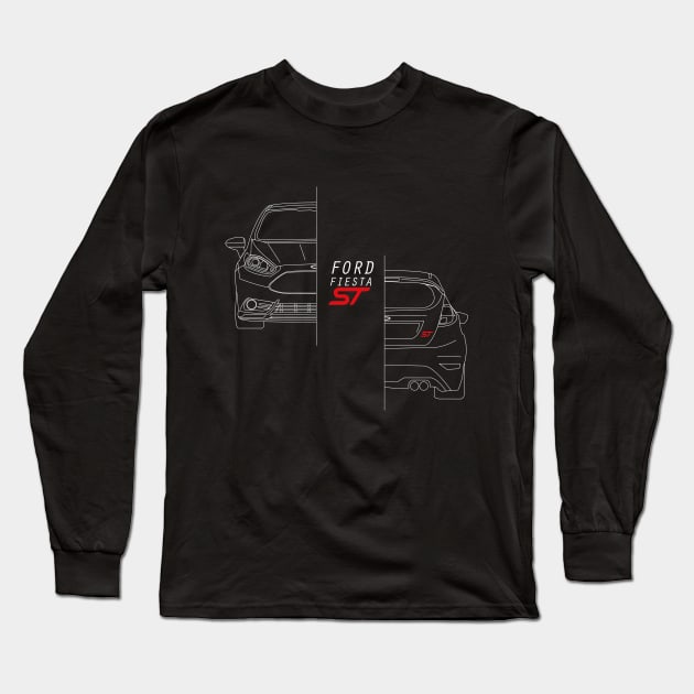 Ford Fiesta ST Long Sleeve T-Shirt by AliceEye555